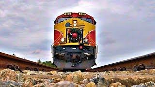 FEC Christmas Train Runs Over Camera!