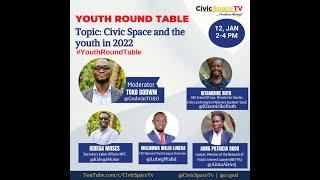 #YouthRoundTable Ep.28; Civic Space and the youth in 2022.