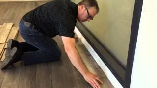 How to install Power Dekor random width and length laminate flooring