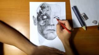 Drawing the Terminator (T-800)!!!