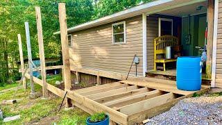 Building a Rustic Porch / part 1