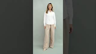 Базовая стильная белая рубашка 230236844 WB #fashion #like #обзор #style #тренды #unboxing #base
