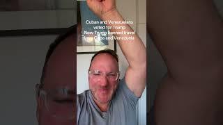Cuban & Venezuelan Trump voters—how’s that #travelban working out?  #FAFO #Immigration #GreenCard