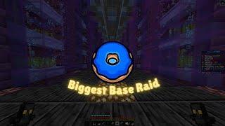 Raiding the Biggest Base in Donutsmp.net #donutsmp #baseraid