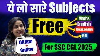 All Subjects Free (English Reasoning Maths GS) SSC CGL 2025 Exam Target 180+/200 By Neetu Singh Mam