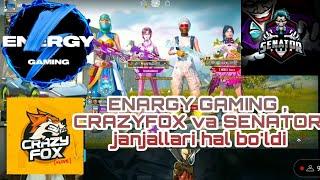 JANJAL hal bo'ldi. SENATOR va CRAZYFOX ENARGY GAMING @SENATORPUBGM   @aslamboipubgm5341