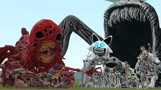 NEW ZOOCHOSIS PARASITE TITAN VS ALL ZOOCHOSIS AND ZOONOMALY PARASITES ANIMALS In Gmod!