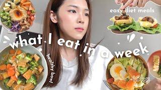 What I ate in a week (mon-fri) 一周饮食记录｜ 减脂食谱 
