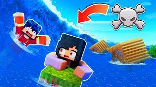 Minecraft TSUNAMI Floods Our Server!