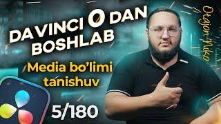 Davinci dasturida video montaj qilish 0 dan boshlaymiz - Media bo'limi tanishuv Davinci o'zbek tili