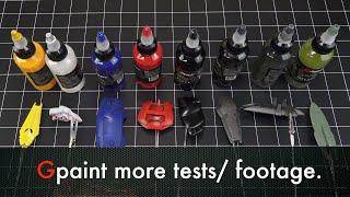 Gpaints 2.0 Test follow up and additional materials│ Lacquer based paints│ @Studio G │Gunpla│