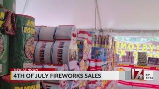 Fourth of July fireworks sales