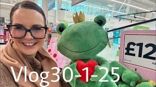 New year vlogs what’s new in Asda /george shopping & squirrels ️ 30-1-25 #reallifevlogs