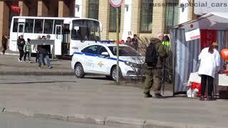 RUSSIAN POLICE | LADA Vesta Road Police with lights