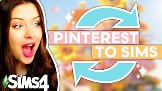 Using Pinterest To Build a House in The Sims 4