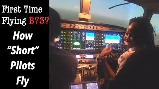 How do “Short” Pilots Fly? | First time flying B737 EFIS| Pilot Height Requirements | PrincessAnuTv