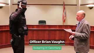 2021 Amberley Village Officer Brian Vaughn Swearing In