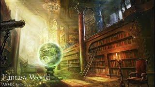 [ASMR / Ambience] A cozy medieval library atmosphere. "Royal Holy Magic Library" / @Sound Forest Sub