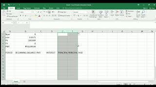 Tutorial Video on How to Make an Amortization Schedule