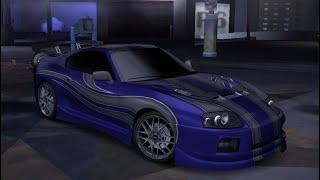 Как сделать Toyoya Supra из пролога игри в Need for Speed Carbon