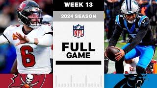 Tampa Bay Buccaneers vs. Carolina Panthers FULL GAME | NFL 2024 Season Week 13