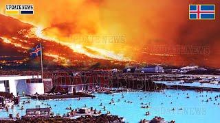 Horrible today: Live Footage of Iceland Hell LAVA Eruption Threatens Lives Visitors In Blue Lagoon!