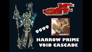 Boom Headshot - Harrow Prime lvl9999 Void Cascade Build - [Warframe]