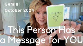 GEMINI : This Person Has A MESSAGE For You | October 2024 Zodiac Tarot Reading