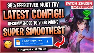 Latest Config ML Anti Lag Super Smoothest 60FPS + Ping Booster Patch Zhuxin - Mobile Legends