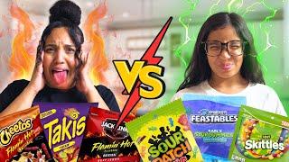 SPICY vs SOUR Food Challenge