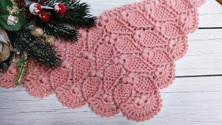 Очень красивая шаль  Crochet shawl 