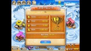 Farm Frenzy 3 only GOLD (level 91) playthrough Веселая ферма 3 (уровень 91) Золото