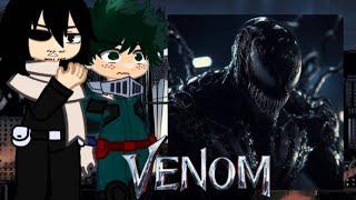 Pro Heroes + LOV React to Venom || MHA Gacha React || + Midoriya and Monoma