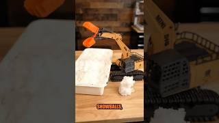 3D Printed Snowball Maker for Excavator #3dprinting #rc
