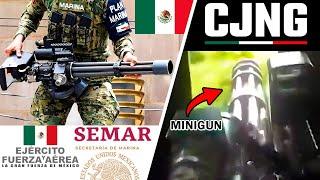 La FASCINACIÓN del EJÉRCITO y los CÁRTELES MEXICANOS por la MINIGUN  PRUEBAS VIDEOGRÁFICAS 