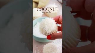 Coconut cupcakes inspired by Ina Garten’s memoir  recipe at sugarandsparrow.com #cupcakes #coconut