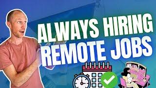 Top 10 Remote Jobs That Are Always Hiring (Up to $10K+ Per Month)