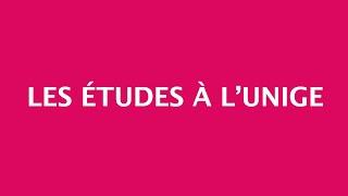 Comment se déroulent les études à l'UNIGE?