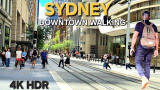 Sydney Australia Virtual Walking Tour - Downtown | 4K HDR