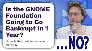 Everything about the GNOME finance situation