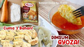 BIKIN CEMILAN HEMAT DAN NIKMAT, MEMBUAT GYOZA/DIMSUM TAHU EKONOMIS HANYA 3 BAHAN