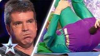 Simon is NOT impressed with Mr Methane's musical instrument | Britain's Got Talent