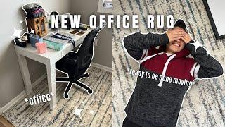 MOVING VLOG EPISODE 4  New Office Rug, Ranking current apartment rugs