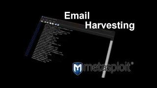 Email harvesting with metasploit,Email Gathering