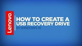 How To - Create a USB Recovery Drive in Windows 10