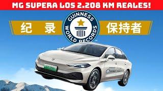 MG ROMPE UN RECORD MUNDIAL: 2.208kms reales de Autonomía!