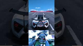 ZENVO TSR-S HITTING EXTREME RAMP MAP  #frozahorizon5 #shorts
