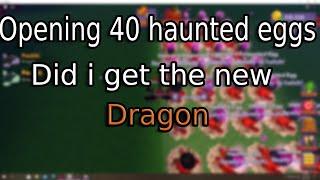 Hatching 40 Haunted eggs || I GOT A SCRAWEI???