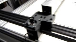 Homemade laser cutter : Y axis test