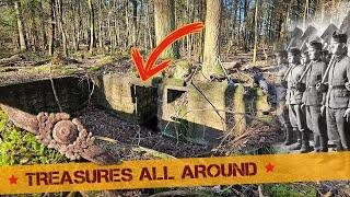 SECRET ROOM discovered at WW2 Barrack Foundations!